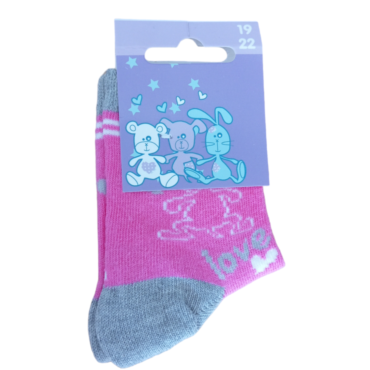 Chaussettes enfant tailles 19/22 et 23/26