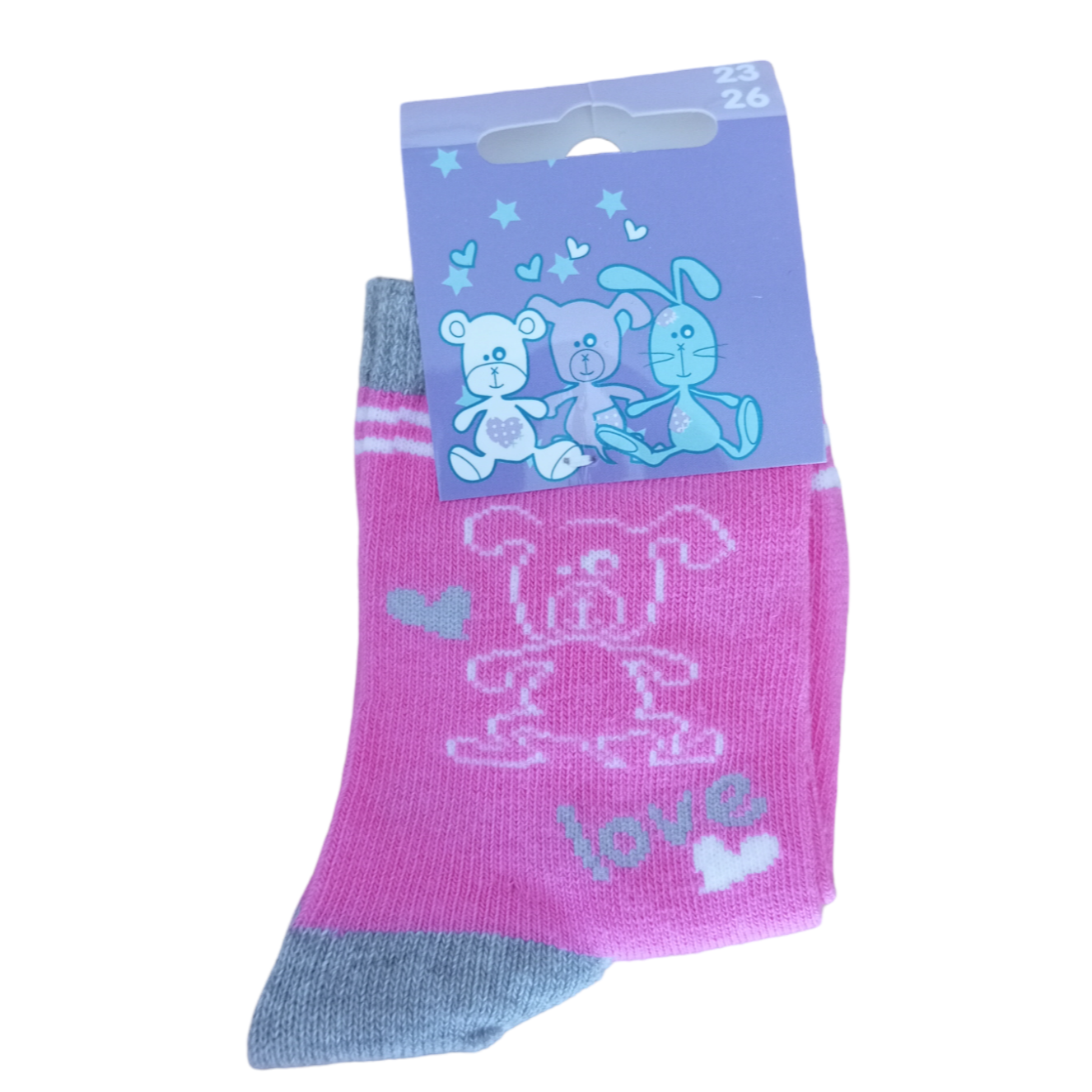 Chaussettes enfant tailles 19/22 et 23/26