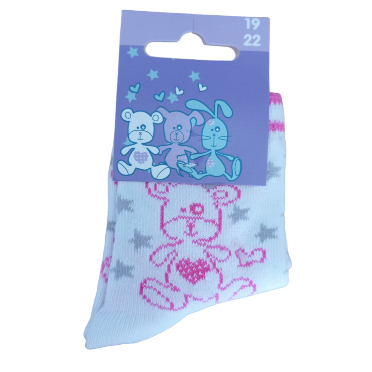 Chaussettes enfant tailles 19/22 et 23/26
