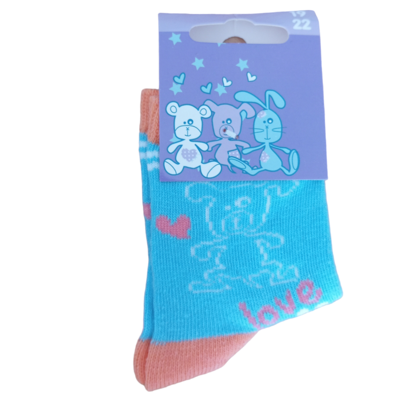 Chaussettes enfant tailles 19/22 et 23/26