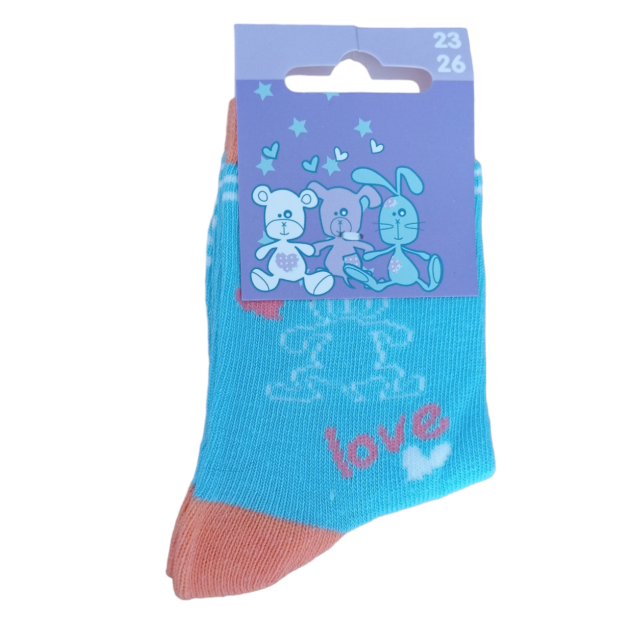 Chaussettes enfant tailles 19/22 et 23/26