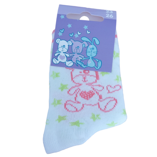 Chaussettes enfant tailles 19/22 et 23/26