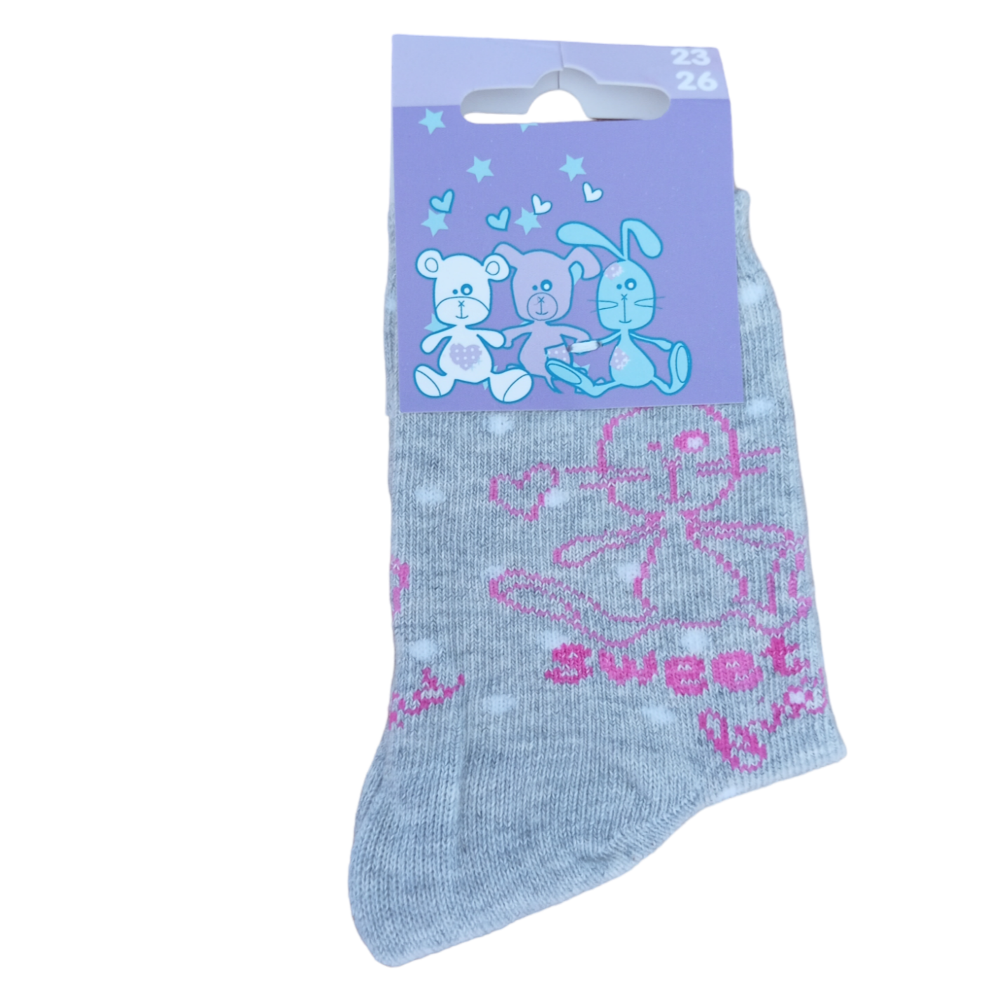 Chaussettes enfant tailles 19/22 et 23/26
