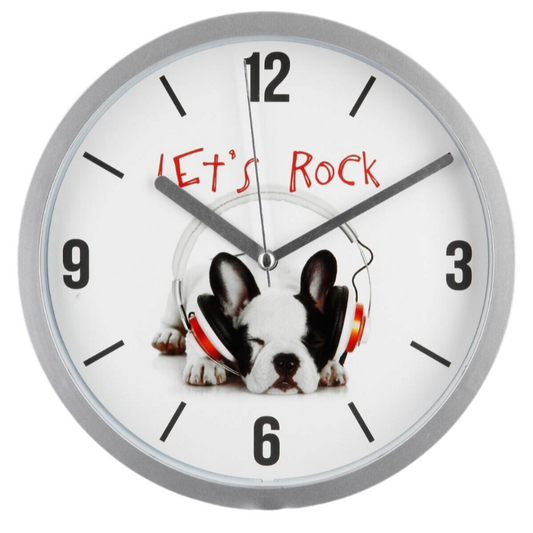 Horloge Atmosphera Chien - Disponible en 3 Variantes - Diamètre 22,3cm