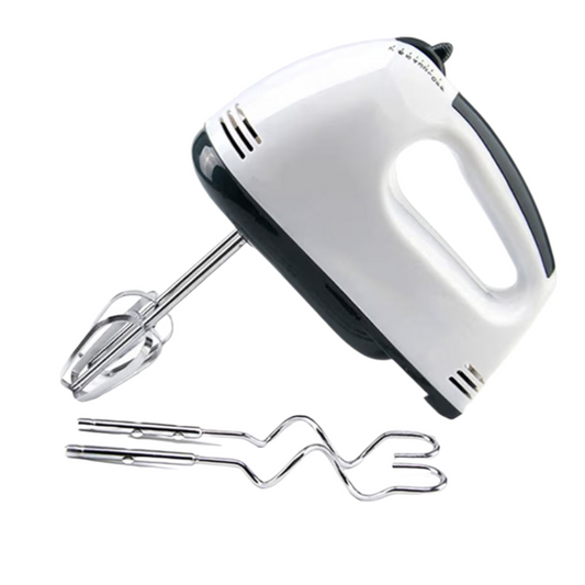Batteur électrique 300W 7 vitesses avec fouets et pétrisseurs