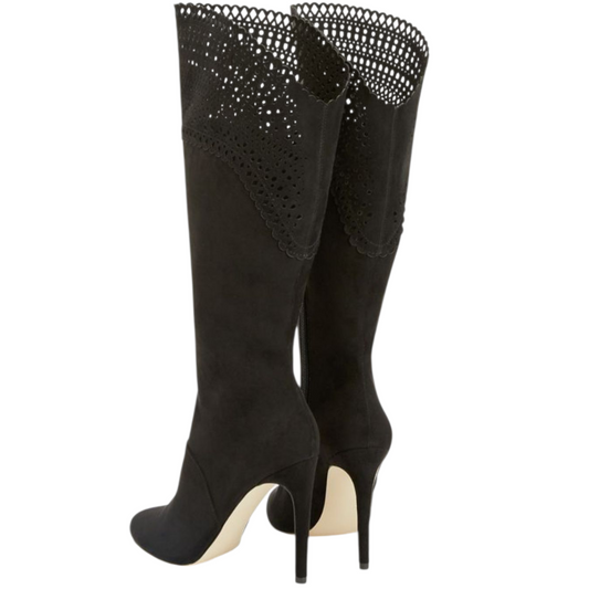 Bottes à Talon Aiguille Noires JustFab Berlina – Taille 41