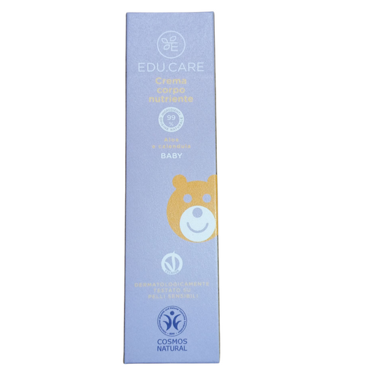 Crème Hydratante Bébé Educare – Aloe Vera & Calendula – 99% Naturelle & Vegan