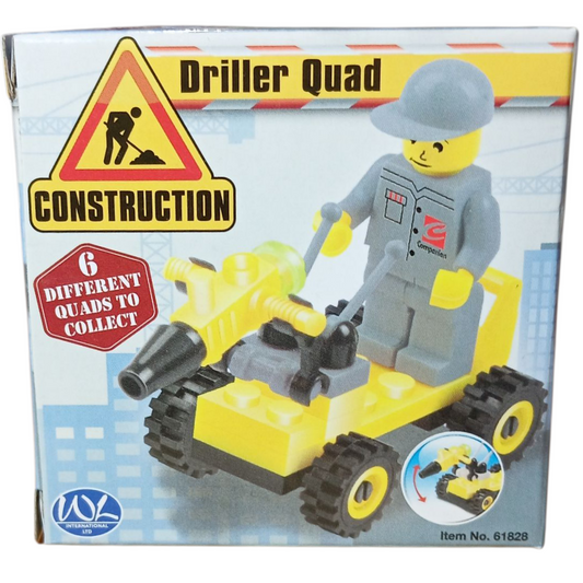 PLAMAX MYO Brix – Figurines + Quad à Monter (Type LEGO) – 6 Modèles à Collectionner