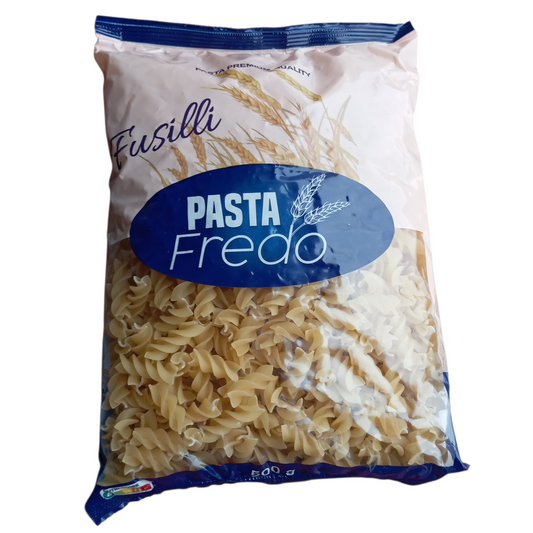 Pâtes Pasta Fredo 500 g Fusilli ou spaghetti Nutri-Score A