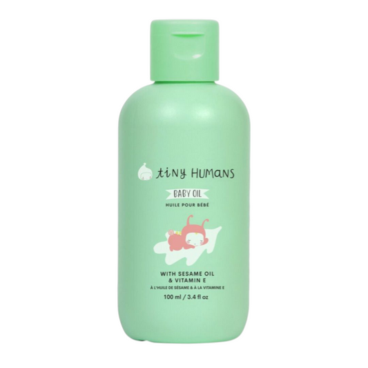 Huile Nourrissante Bébé – Tiny Humans – Huile de Sésame & Vitamine E – 100 ml