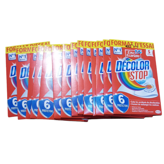 Décolor Stop Eau Ecarlate Wipes X5 Testformat