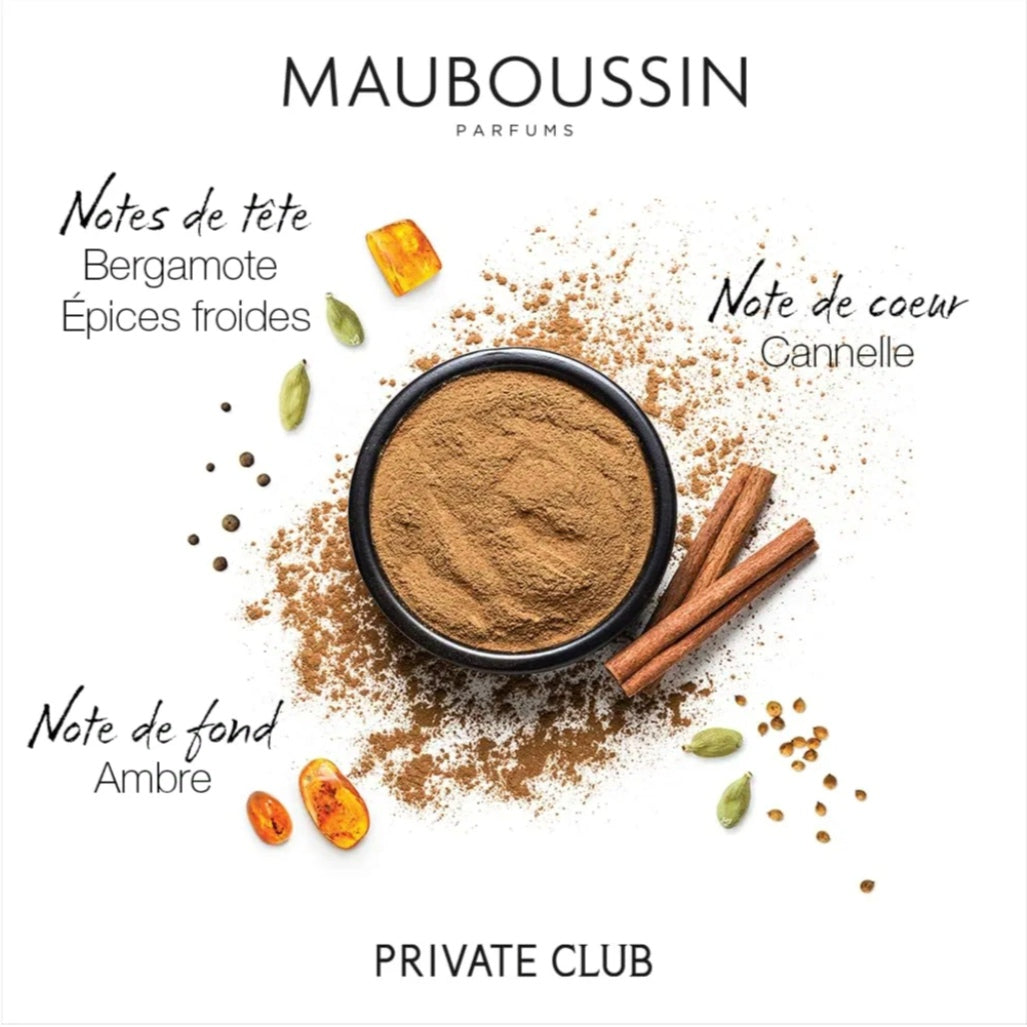 Coffret Parfum Mauboussin Private Club Homme – Édition Prestige, Élégance et Séduction