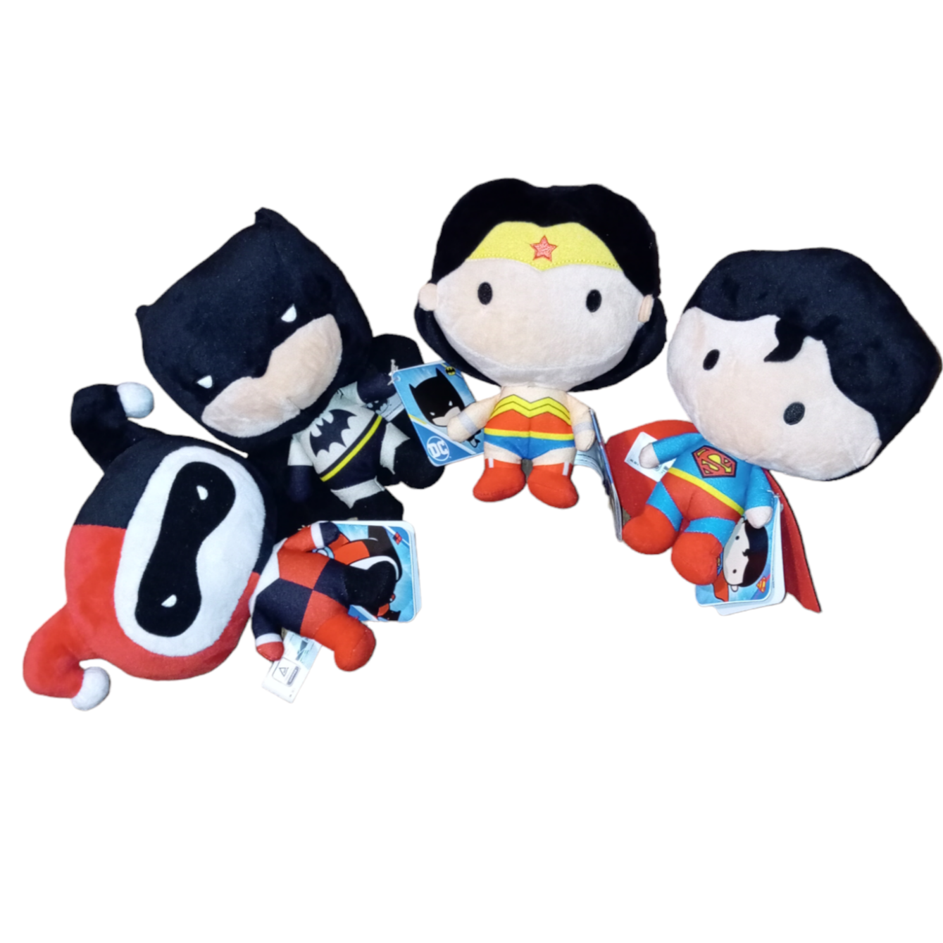 Peluches DC Batman Joker Superman Wonder Woman Choisissez la votre!