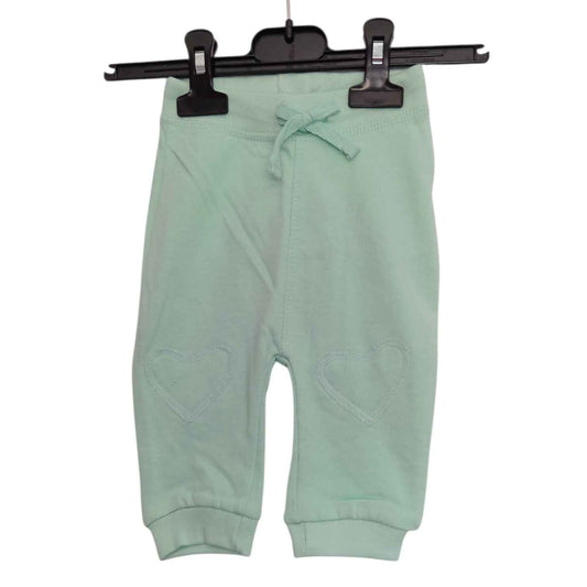 Pantalon Jogging Bébé Pommette 100 % Coton – Jaune ou Vert Menthe – 9 à 12 Mois