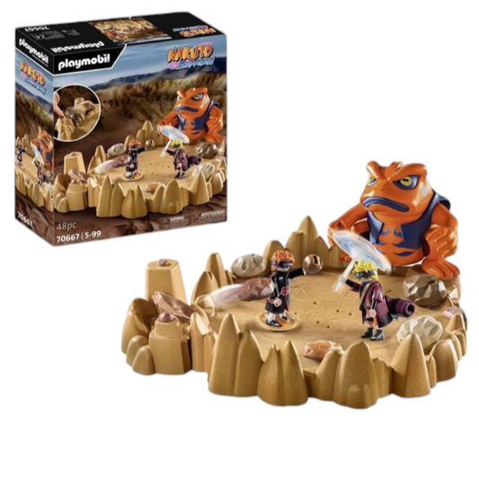 Playmobil Naruto Shippuden vs Pain – Réf. 70667 – Coffret Combat Épique avec Gamakichi