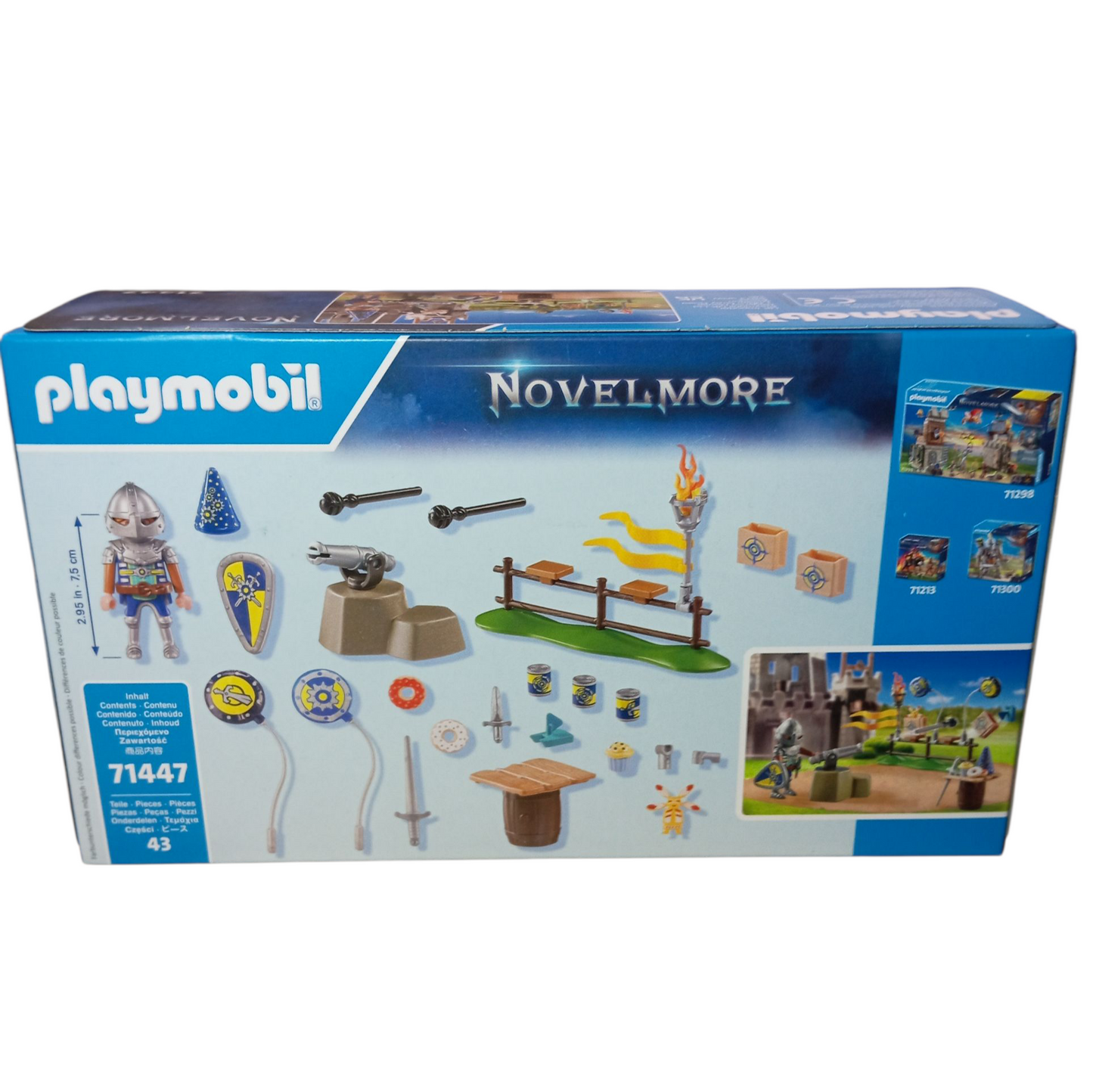 PLAYMOBIL 71447 – Chevalier et Décorations de Fête – Coffret Novelmore