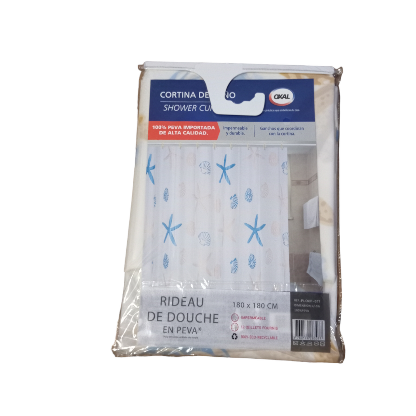 OXAL Duschvorhänge 180X180 CM
