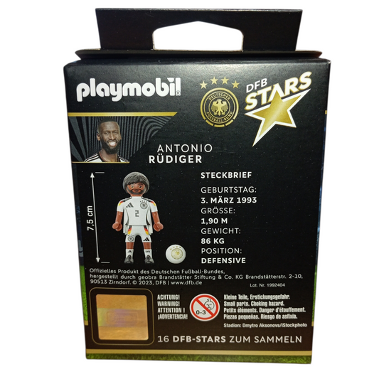 Playmobil 71664 Antonio Rüdiger Figurine Officielle DFB – Édition Limitée