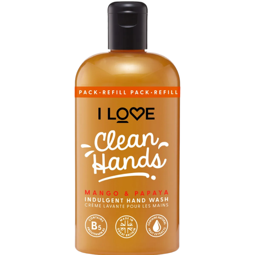 Savon Crème Lavante Mains I Love Clean Hands 500 ml