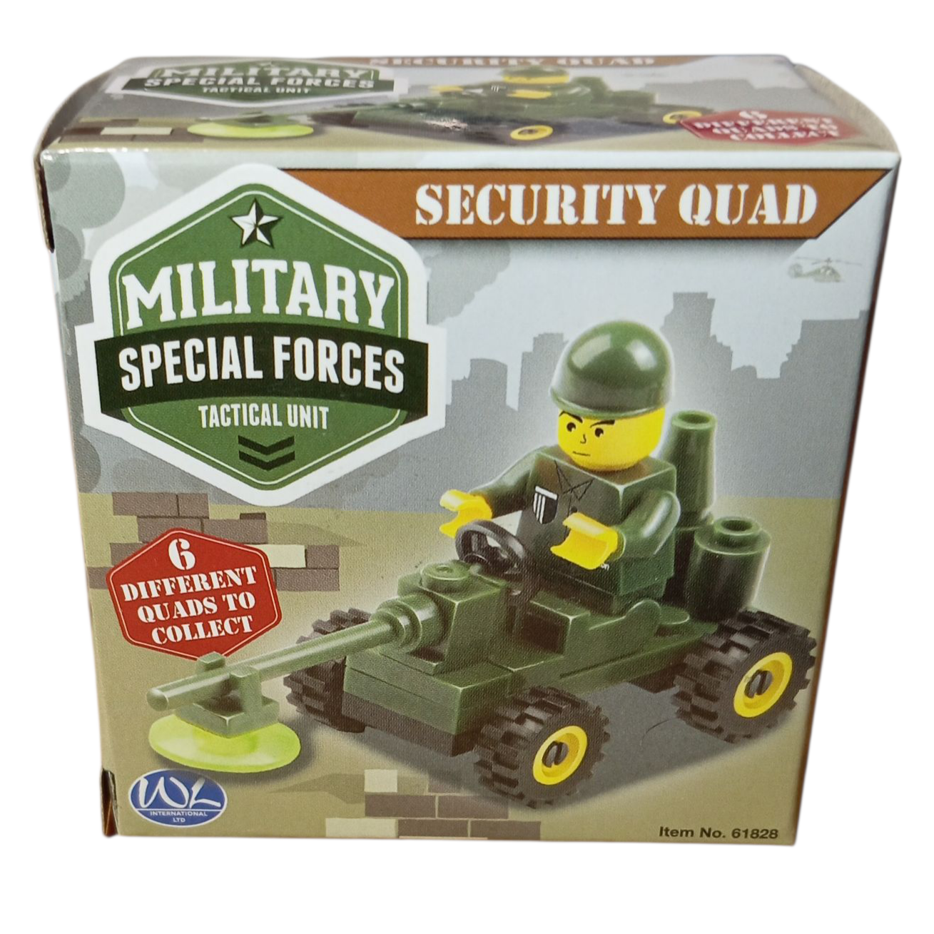 PLAMAX MYO Brix – Figurines + Quad à Monter (Type LEGO) – 6 Modèles à Collectionner