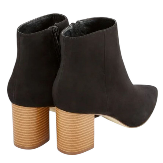 Bottines à Talon JustFab Serova – Couleur Noir – Taille 40,5 – Talon 6,35 cm