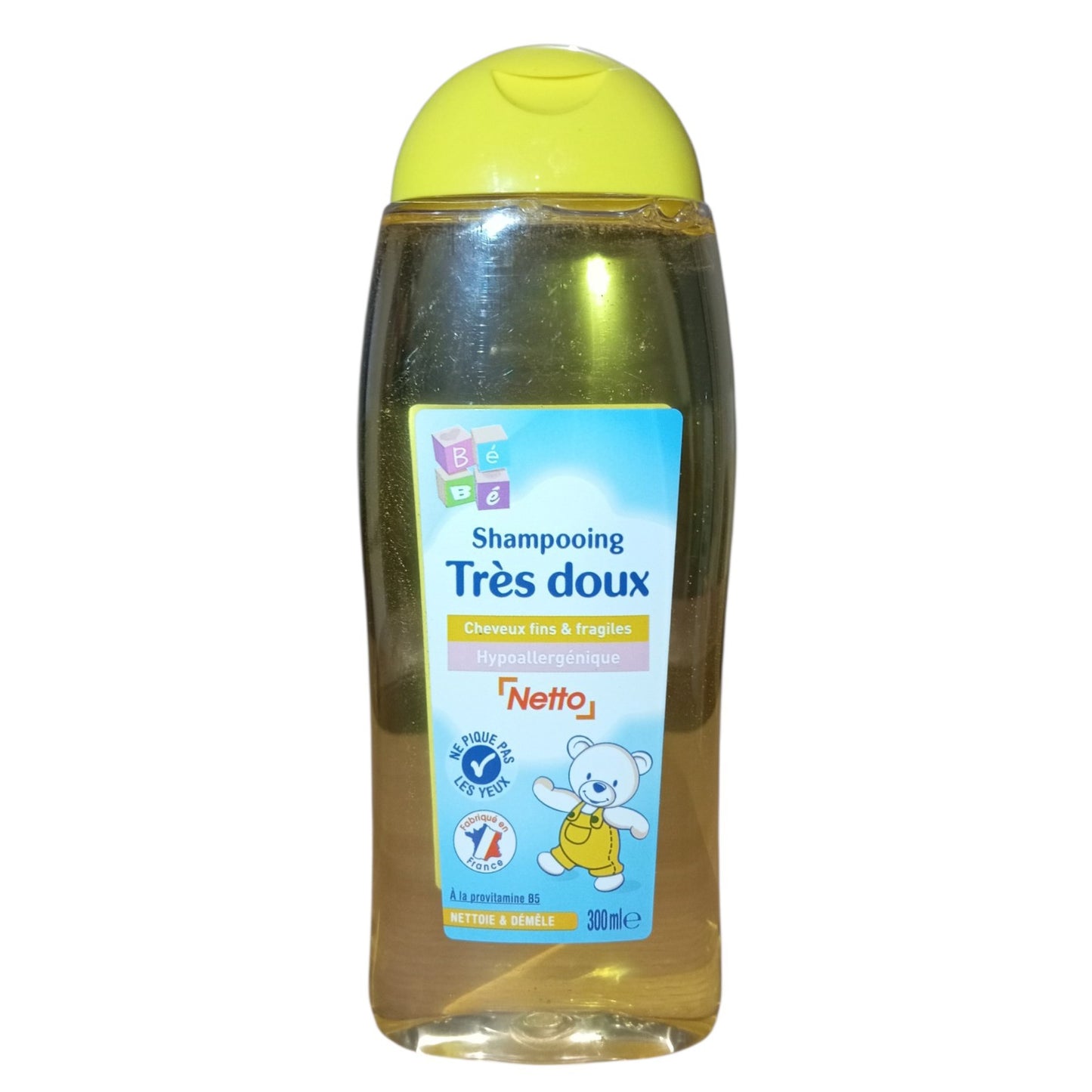 Shampooing Très Doux Bébé Netto 300 ml Cheveux Fins et Fragiles