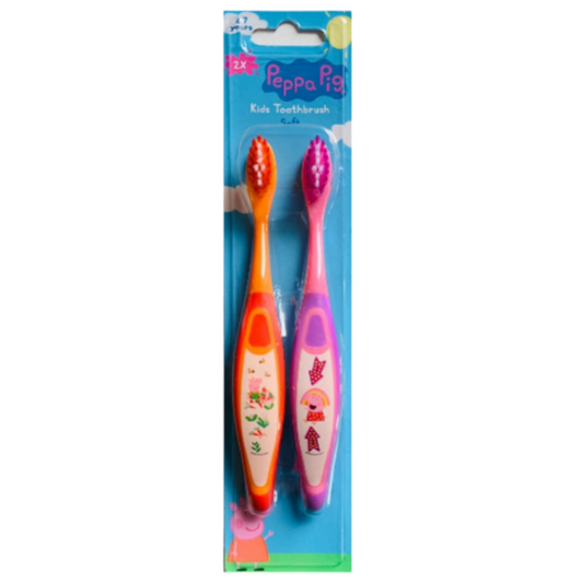Brosse à Dents Licence Paw Patrol ou Peppa Pig Enfants 2 à 7 ans