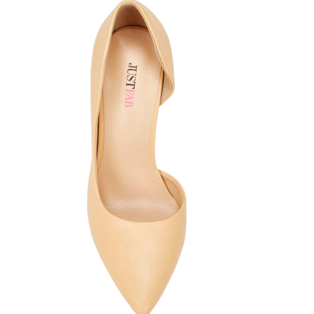 Escarpins à Talon JustFab Lexie Nude – Taille 40