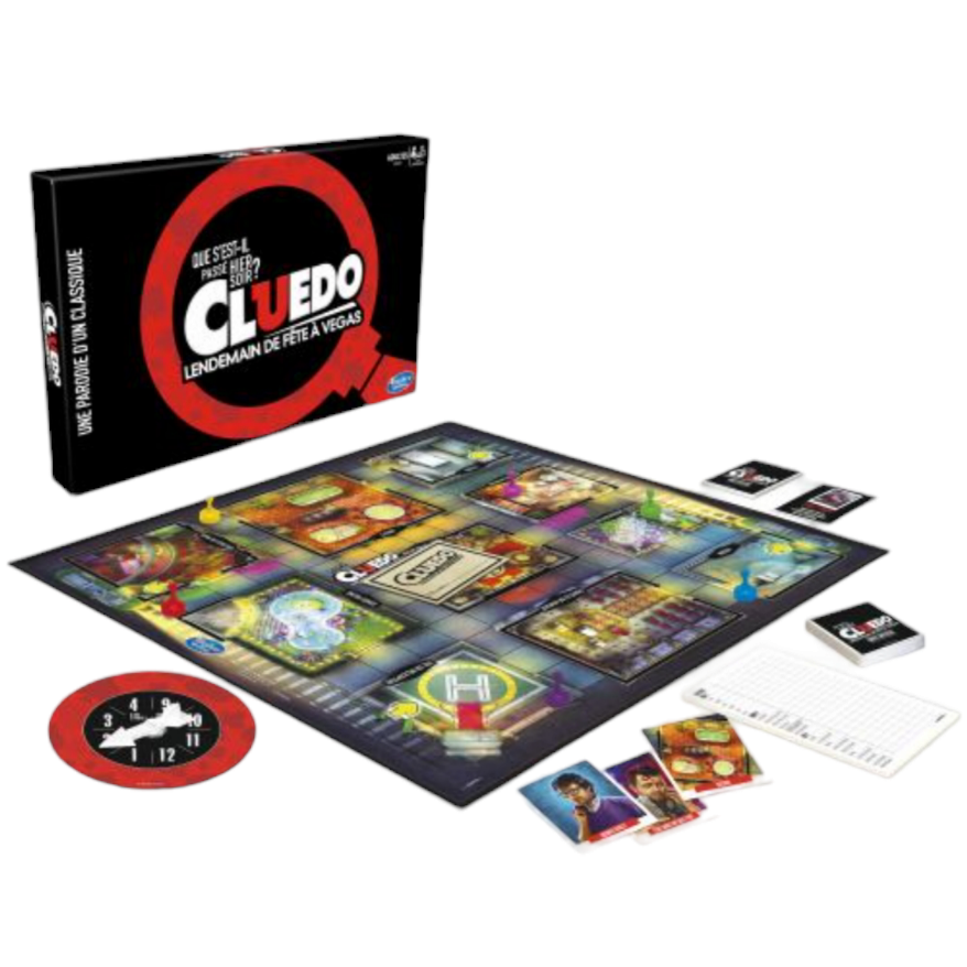 Cluedo Lendemain de fête à Vegas jeux Hasbro pour adultes