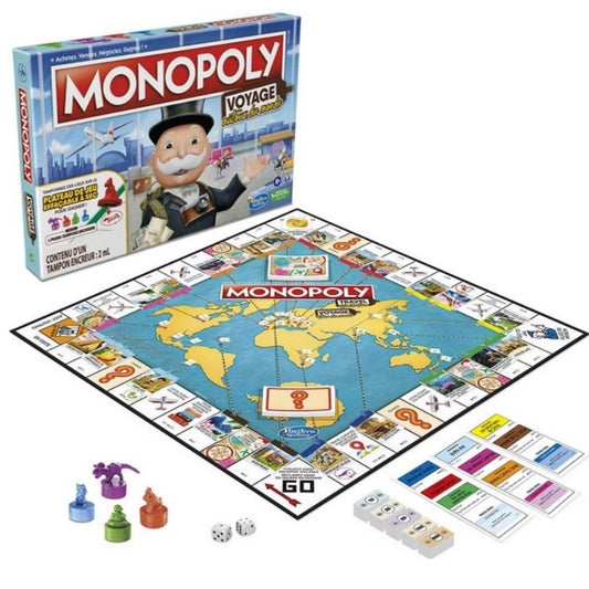 Jeu de société Monopoly voyage autour du monde