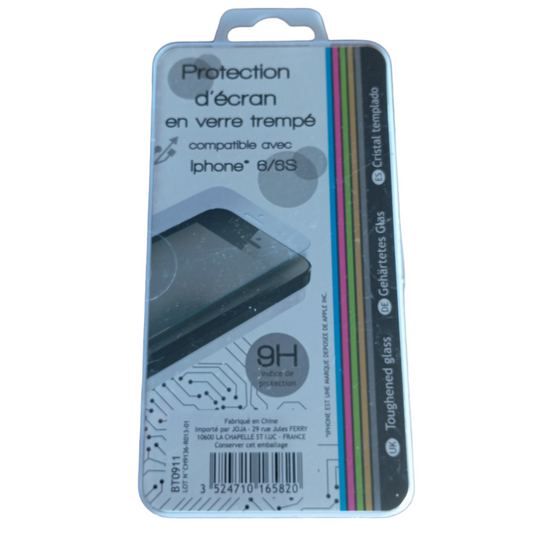 Schutz aus gehärtetem Glas für iPhone 6 und 6S