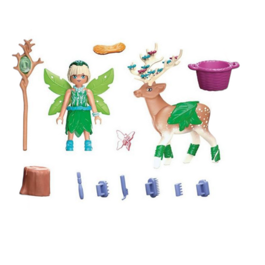 Playmobil Ayuma Fée Des Forêts avec Animal Préféré réf 70806