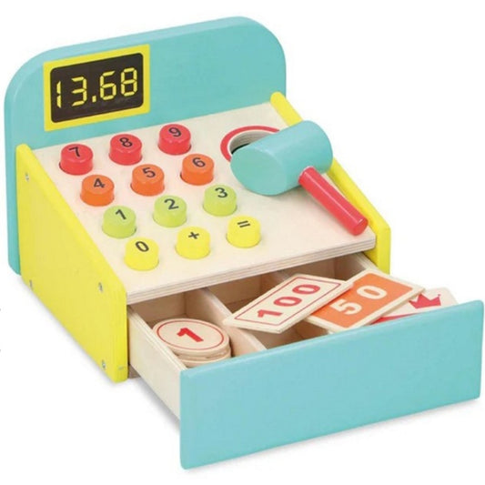 Jeu Caisse Enregistreuse en Bois