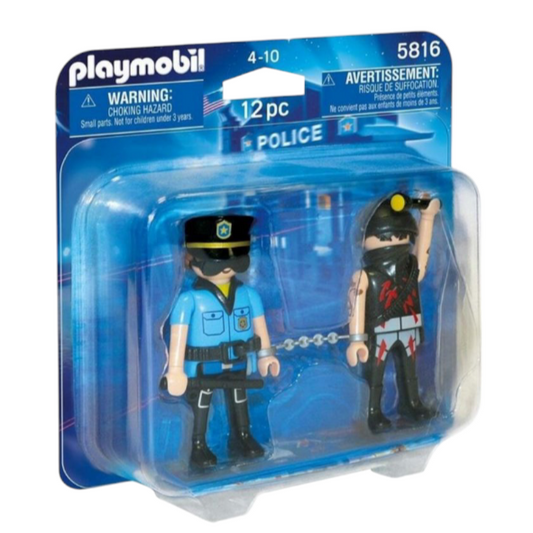 Playmobil Policier et Cambrioleur réf 5816