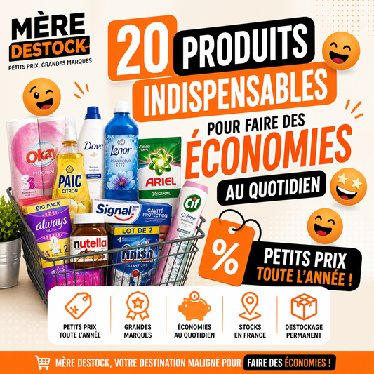 20 produits indispensables pour faire des économies au quotidien