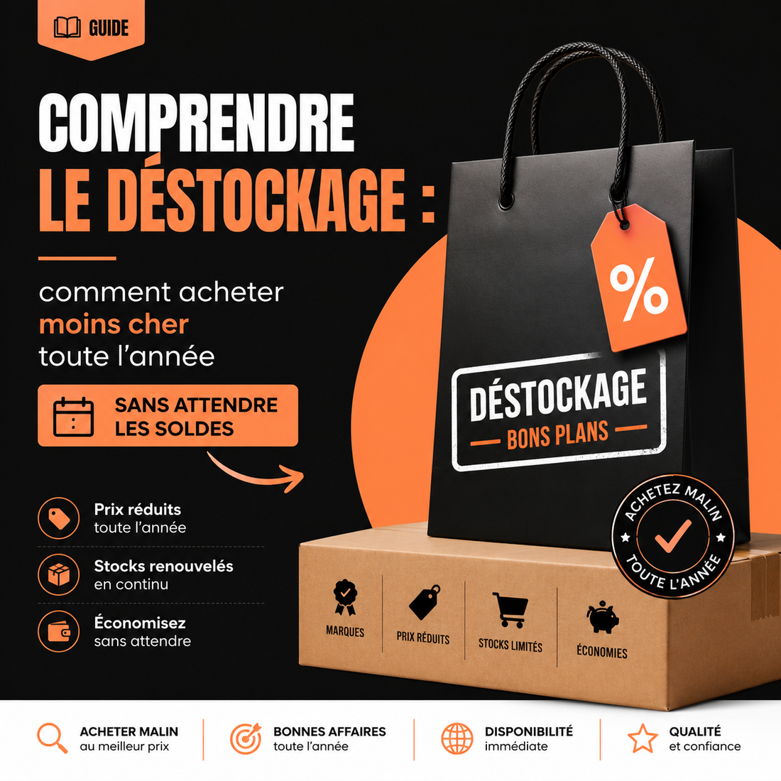 Comprendre le déstockage : comment acheter moins cher toute l’année sans attendre les soldes