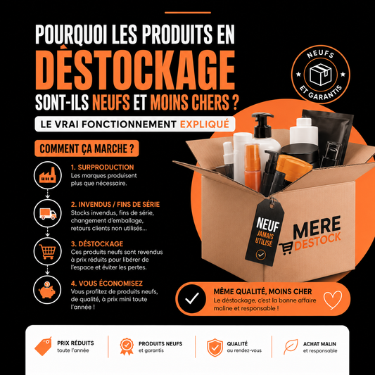 Pourquoi les produits en déstockage sont-ils neufs et moins chers ? Le vrai fonctionnement expliqué