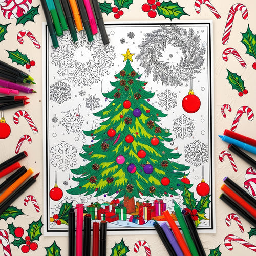 🎅 Coloriages de Nöel Gratuits à Imprimer ! Chez mere destock🎄