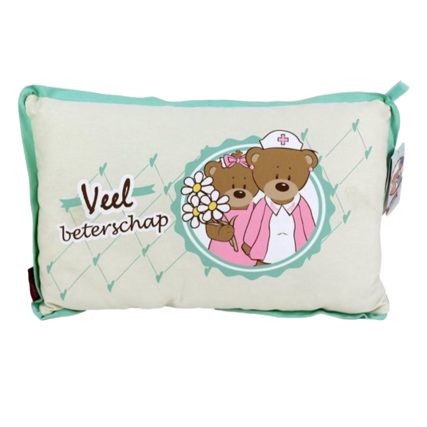 Coussin Rectangulaire Décoratif Chambre d'Enfant  "Veel Beterschap"