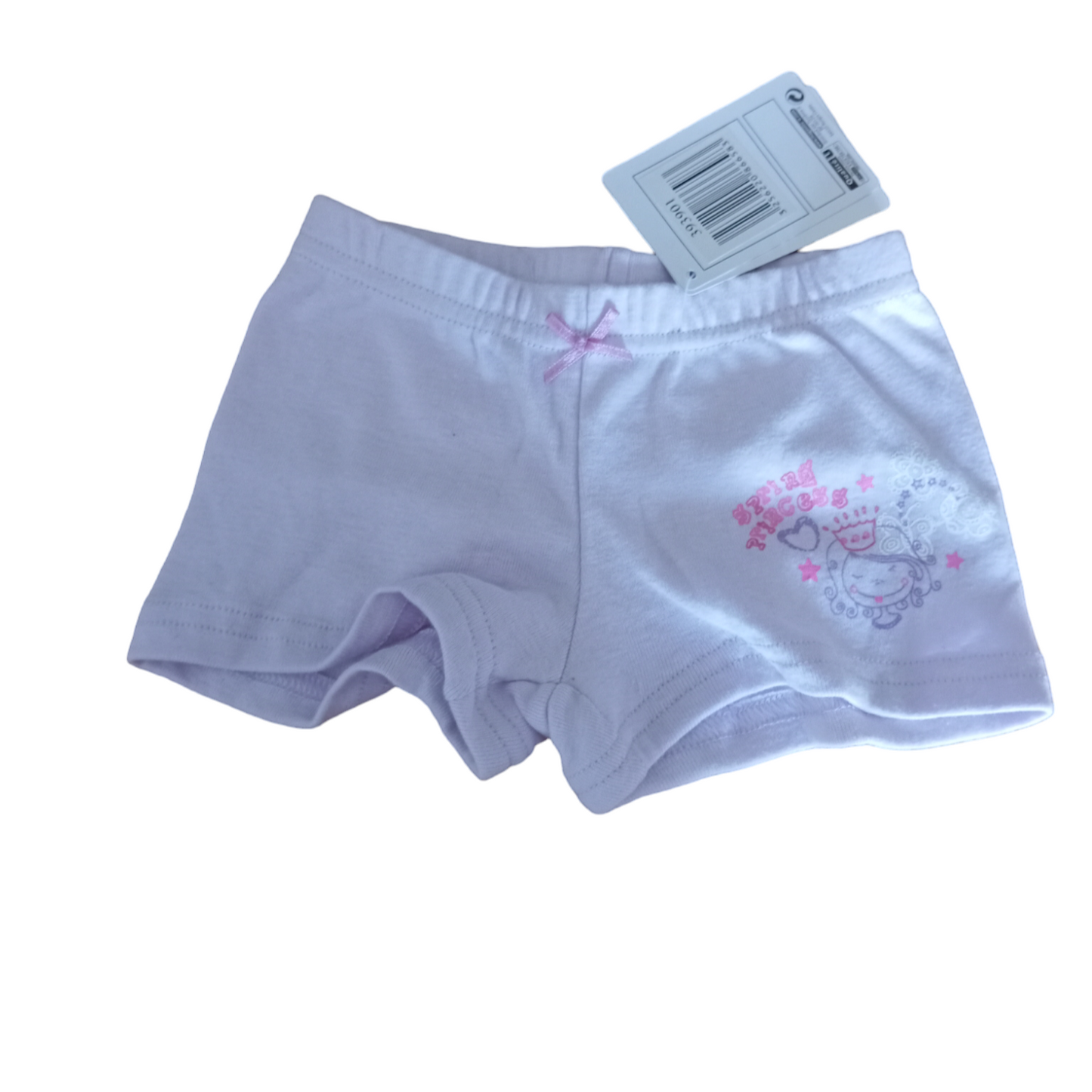 Short Enfant Mauve en 100% Coton