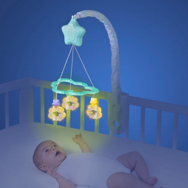 Mobile Lumineux et  Apaisant Avec Lumière Et Son Dreamtime Playgro