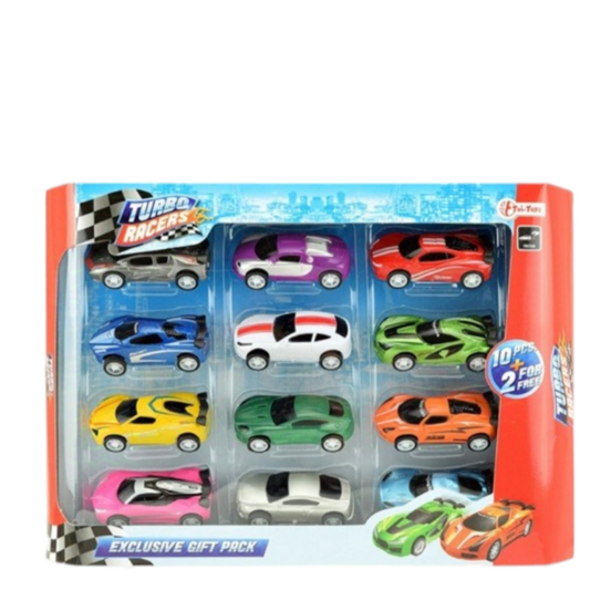 TURBO RACE ENSEMBLE DE SUPER VOITURES PACK DE 12