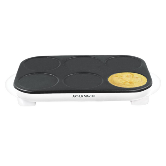 Crêpière électrique 6 mini crêpes Arthur Martin 1500W antiadhésive
