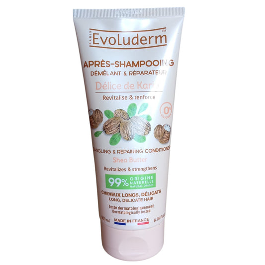 Après-Shampooing Evoluderm Délice de Karité 200 ml – Cheveux Longs et Délicats