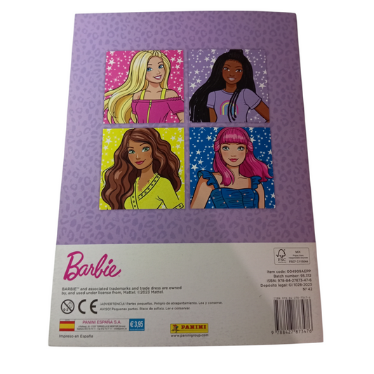 Livre de Coloriage et Autocollants Barbie Pinta y Pega 16 Pages n°42 Panini
