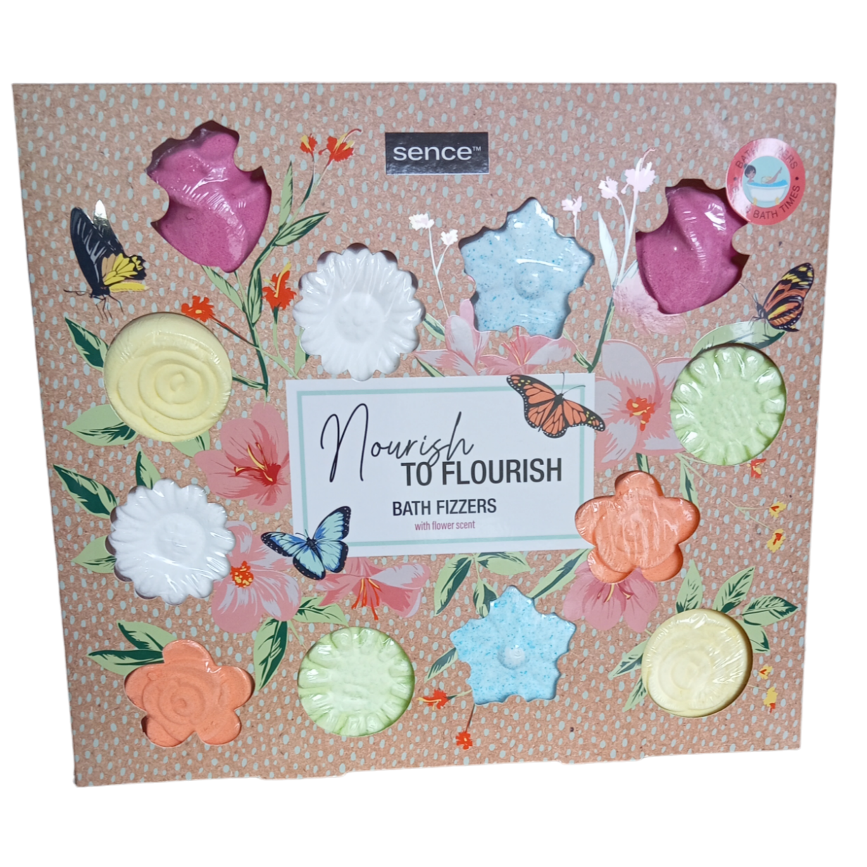 Coffret Bombes de Bain Sence Nourish to Flourish X12