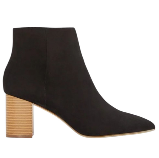 Bottines à Talon JustFab Serova – Couleur Noir – Taille 40,5 – Talon 6,35 cm