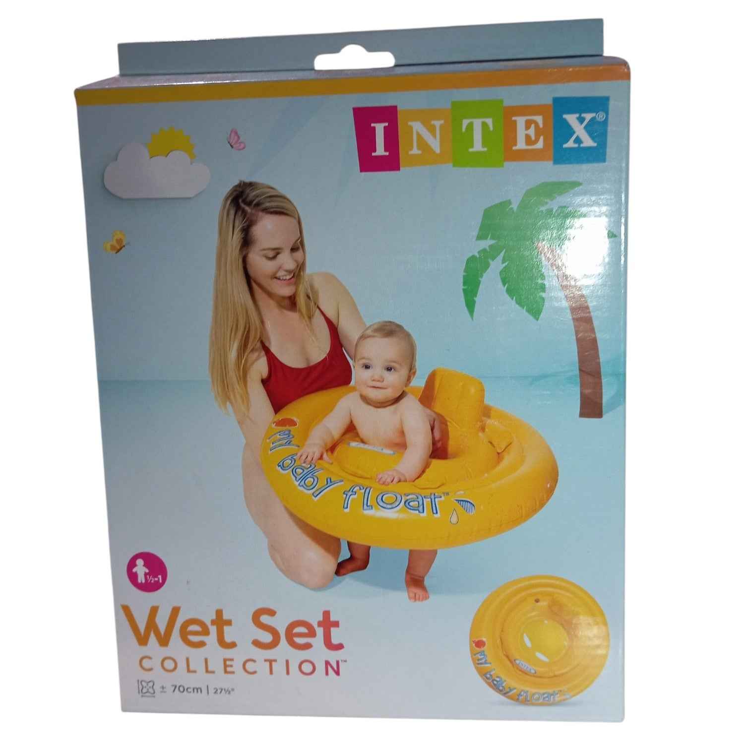 Bouée gonflable My Baby Float Intex Premières découvertes aquatiques pour bébé