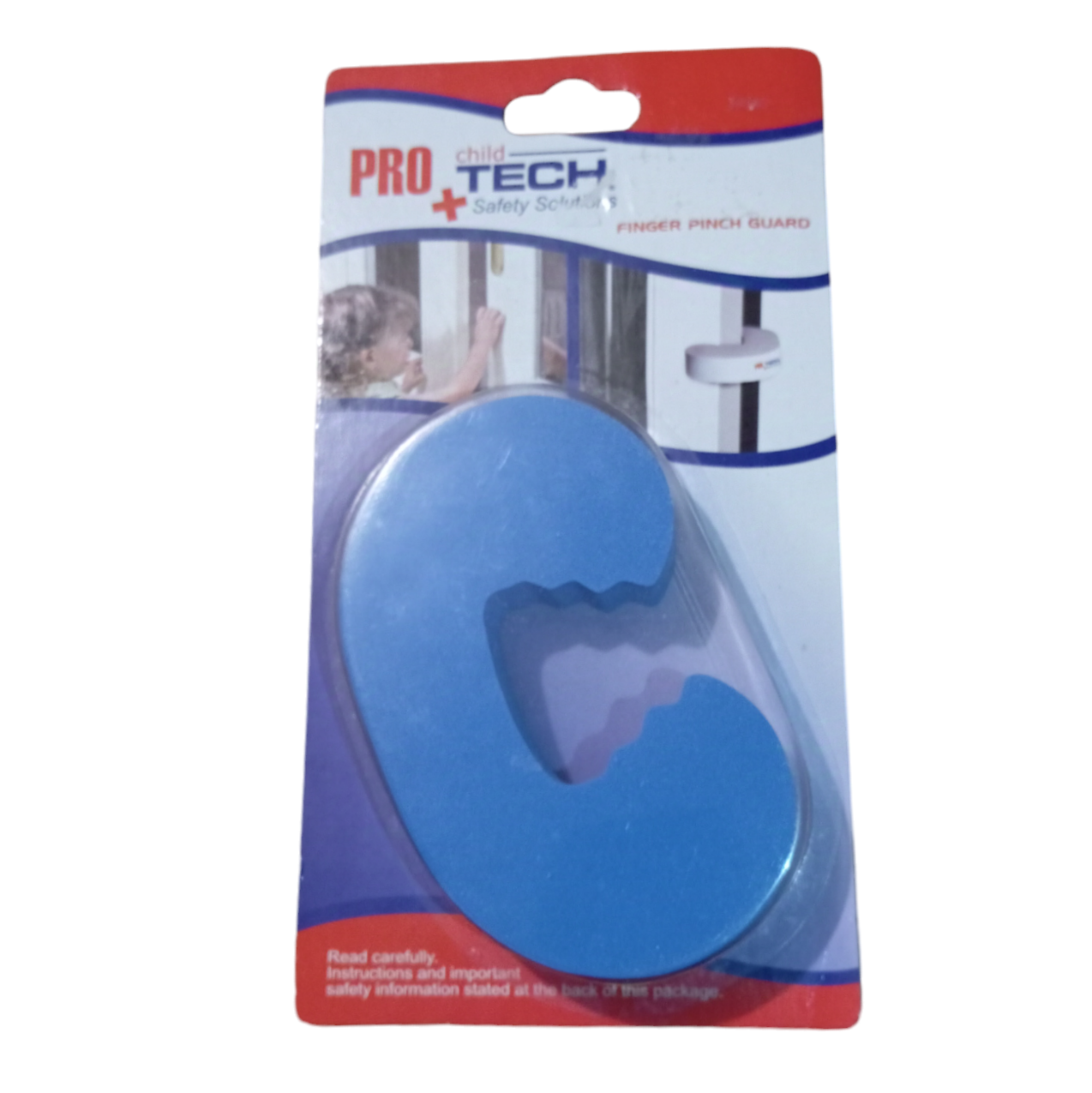 Butoir de Porte en Mousse Bleu Pro Child Tech Safety Solutions