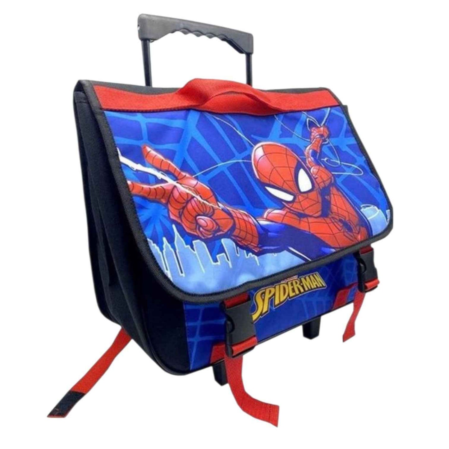 Cartable à Roulettes Marvel Spider-Man 35 x 40 cm – Le Compagnon Idéal pour l'École Primaire